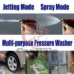 12V 80W High Pressure Self-Priming Electric Portable Wash Washer Kits Water Pump