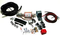 12 Volt Electric Fuel Pump Compete Install Kit Low Pressure for Carb Engines