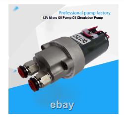 23W DC 12V Oil Pump Circulation Gear Electrical DIY Machine Fuel Transfer Waster