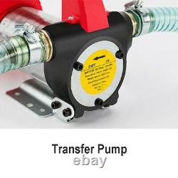 45L/min 12V DC Electric Bowser Fuel Transfer Pump Water Bio Diesel Oil Fuel Auto