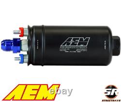 AEM 50-1005 400LPH Inline High Flow Fuel Pump -8AN Inlet & -6AN Outlet