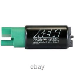Aem High Flow E85 340lph In-tank Fuel Pump Kit 65mm 50-1220 For Toyota