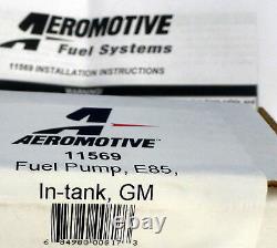 Aeromotive 11569 340 LPH Stealth In-Tank E85 Fuel Pump Chevy Pontiac Center Inle