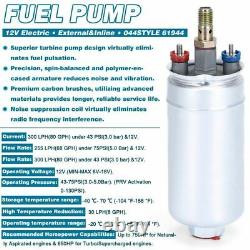 Aluminium Double Hole Universal Fuel Pump With Mounting Bracket Auto Supply 1SET