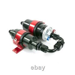BOSCH STYLE High Pressure EFI Electric Fuel Pump withFilter & RED Bracket