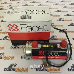 FACET Silver Top Cylindrical Electric Fuel Pump for Race Rally Kit Car 476087E