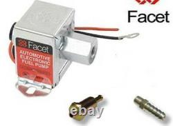 Facet 12V Electric Fuel Pump 40106 & Malpassi 67mm Filter King Regulator 8mm kit