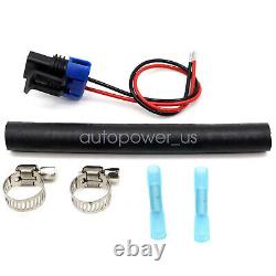 Fits WALBRO E85 RACING FUEL PUMP 450LPH HIGH PRESSURE With INSTALL KIT F90000274