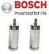 For Mercedes R107 W124 W126 R129 Bosch Oem Set Of 2 Electric Fuel Pump 69 608