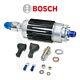 Genuine Bosch 0580464200 200lph Inline Fuel Pump +10an Inlet/8an Outlet Fittings