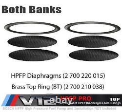 HPFP Diaphragm and Top O-Rings for BMW 760li Phantom V12 High Pressure Fuel Pump