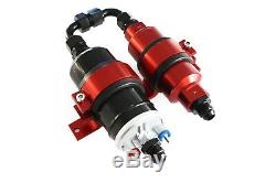 High Pressure 85 GPH/90 PSI EFI Inline Electric Fuel Pump Filter & Bracket
