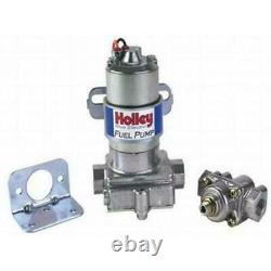 Holley Blue Electric External 110 GPH High Pressure Fuel Pump 12-802-1 Regulator