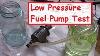 How To Test A 12v Low Pressure Fuel Pump For Functionality And Flow Rv Generator