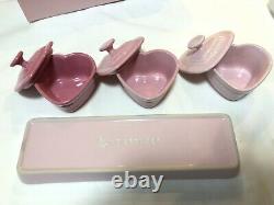 Le Creuset Takashimaya department Store Limited Ramkan Damour Heart Set of 3 New