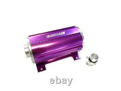 OBX Purple Universal Fuel Pump External Inline Electric EFI, 45PSI, 2100HP