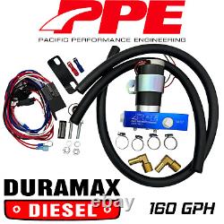 PPE 160GPH Fuel Lift Pump Kit 2001-2010 Duramax Diesel 6.6L LB7 LLY LBZ LMM