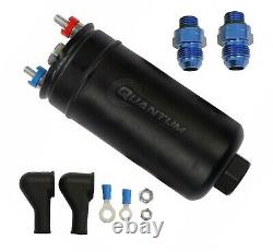 QUANTUM 380LPH External Fuel Pump with -10AN Inlet & -8AN Outlet Fittings 50-1005