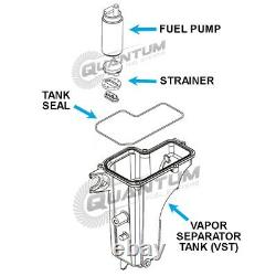 Quantum Mercury Fuel Pump + VST Seal 20-60HP 4-Stroke 02-10 Outboard 892267A51