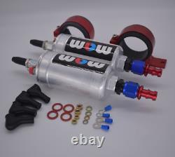 Two sets 450LPH Inline External Electric High Pressure Racing Fuel Pump +Bracket