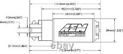 Aem 340lph E85-compatible High Flow Compact In-tank Fuel Pump Mitsubishi Evo X