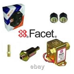 Facet Solide Etat Cube Electric Fuel Pump (2,5-3.5 Psi) + Facet Works Box Set