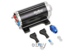 Holley 12-170 Pompe à carburant électrique prend en charge jusqu'à 900 EFI ou 1050 HP carburateur.