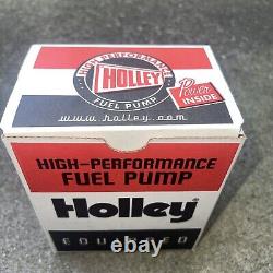 Holley 12-802-1 110 GPH Pompe à carburant électrique bleue avec régulateur