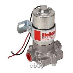 Pompe à carburant électrique Holley 12-801-1 rouge avec jauge de pression de carburant, 97 GPH