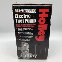 Pompe à carburant électrique Holley 12-802-1 110 GPH bleue avec régulateur NOS