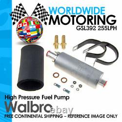Véritable Walbro Gsl392 255lph Pompe À Combustible Externe Haute Pression Complète